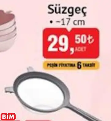 Süzgeç Süzgeç