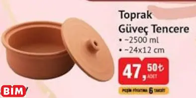 Toprak Güveç Tencere Toprak Güveç Tencere