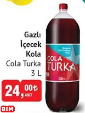 Cola Turka  Gazlı İçecek