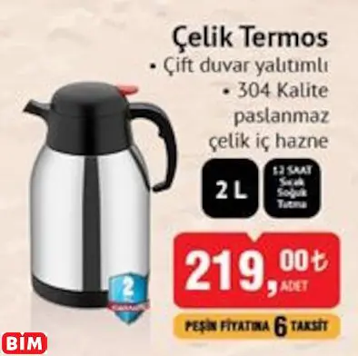Çelik Termos Çelik Termos