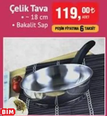 Çelik Tava