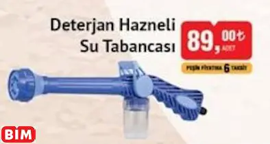 Deterjan Hazneli Su Tabancası