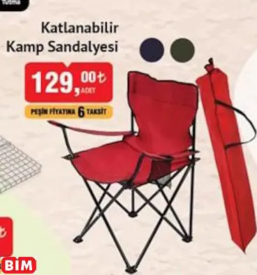 Katlanabilir Kamp Sandalyesi