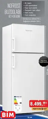 Keysmart Nofrost Buzdolabı KEY 430 BZNF