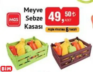 MGS Meyve Sebze Kasası MGS Meyve Sebze Kasası