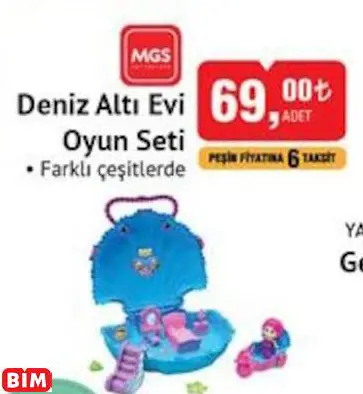 MGS Deniz Altı Evi Oyun Seti MGS Deniz Altı Evi Oyun Seti