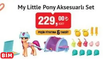 My Little Pony Aksesuarlı Set