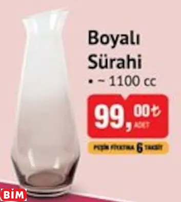 Rakle Boyalı Sürahi