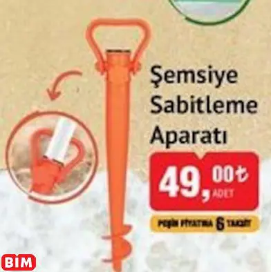 Şemsiye Sabitleme  Aparatı