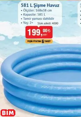 Şişme Havuz 581 L Şişme Havuz 581 L