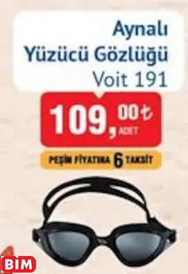 Voit 191  Aynalı Yüzücü Gözlüğü