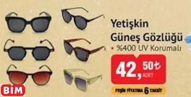 Yetişkin Güneş Gözlüğü Yetişkin Güneş Gözlüğü
