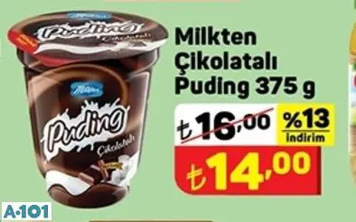 Milkten Çikolatalı Puding