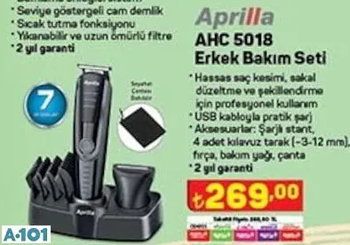 aprilla erkek bakım seti