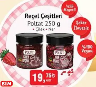 Poltat Reçel Çeşitleri Poltat Reçel Çeşitleri