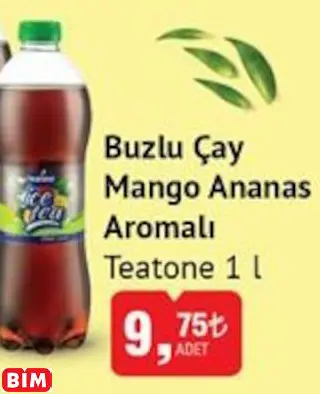 Teatone Buzlu Çay  Mango Ananas Aromalı