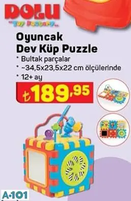 dolu oyuncak dev küp puzzle