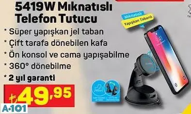 piranha mıknatıslı telefon tutucu