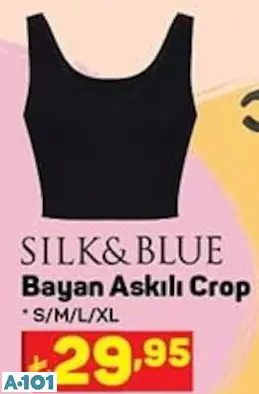 silk&blue askılı crop silk&blue askılı crop
