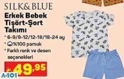 silk&blue tişört şort takımı silk&blue tişört şort takımı