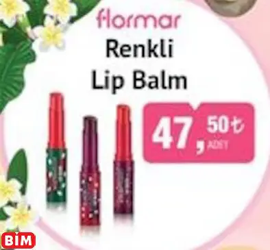 Flormar Renkli Lip Balm