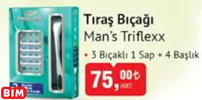 Man’s Triflexx   Tıraş Bıçağı