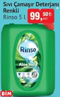 Rinso  Sıvı Çamaşır Deterjanı Renkli