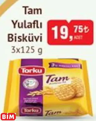 Torku Tam Yulaflı Bisküvi