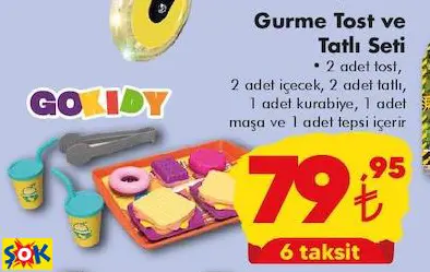 Gurme Tost ve Tatlı Seti Gurme Tost ve Tatlı Seti