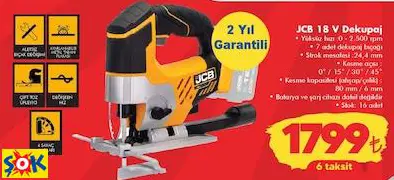 JCB 18 V Dekupaj JCB 18 V Dekupaj