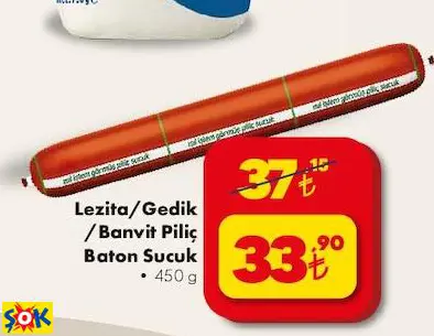 Lezita/Gedik /Banvit Piliç Baton Sucuk Lezita/Gedik /Banvit Piliç Baton Sucuk