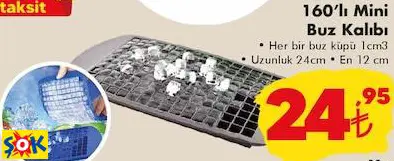 160’lı Mini Buz Kalıbı 160’lı Mini Buz Kalıbı