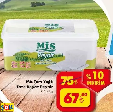 Mis Tam Yağlı Taze Beyaz Peynir Mis Tam Yağlı Taze Beyaz Peynir