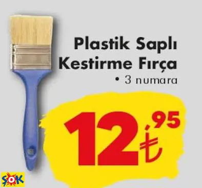 Plastik Saplı Kestirme Fırça