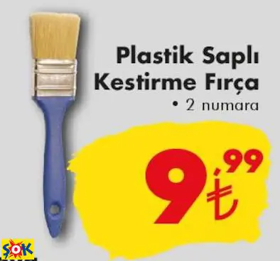 Plastik Saplı Kestirme Fırça