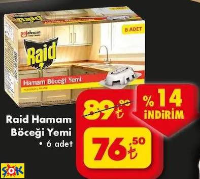 Raid Hamam Böceği Yemi