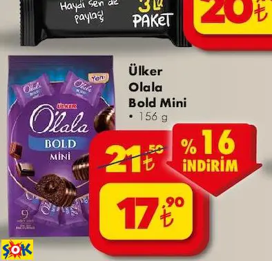 Ülker Olala Bold Mini Ülker Olala Bold Mini