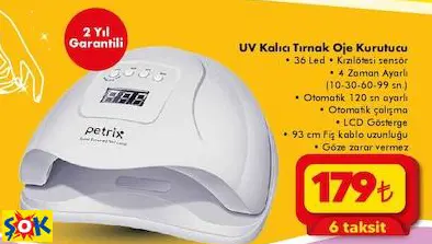 UV Kalıcı Tırnak Oje Kurutucu UV Kalıcı Tırnak Oje Kurutucu