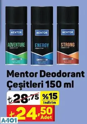 mentor deodorant