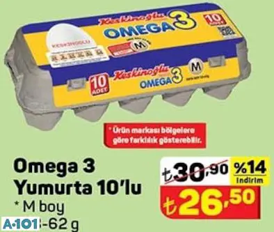 Omega 3 Yumurta 10'lu