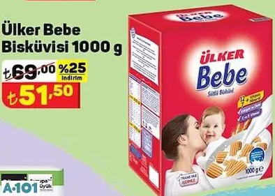 ülker bebe bisküvisi