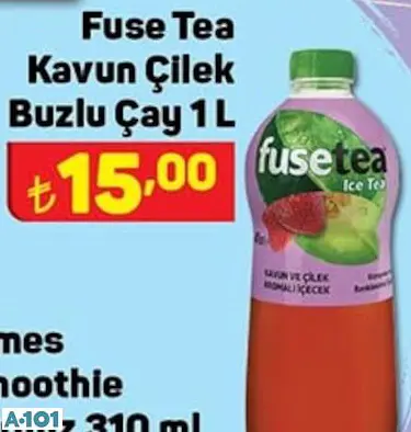 fuse tea kavun ve çilek fuse tea kavun ve çilek