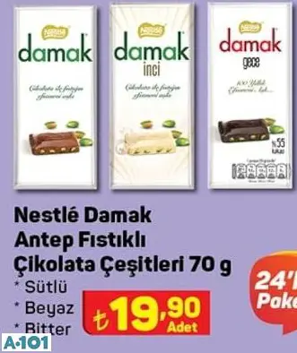 nestle damak antep fıstıklı nestle damak antep fıstıklı