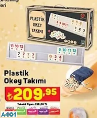 Plastik Okey Takımı