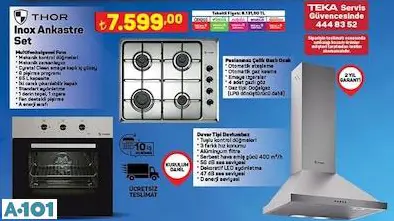 thor inox ankastre set thor inox ankastre set