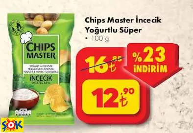 Chips Master incecik Yoğurtlu Süper