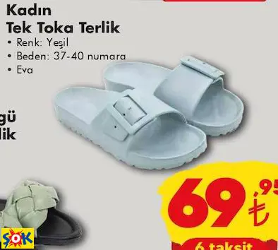 Kadın Tek Toka Terlik