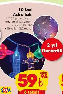 10 Led Astro Işık