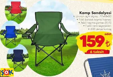 XL Kamp Sandalyesi