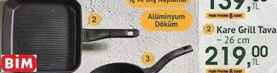 Kare Grill Tava ~ 26 cm Kare Grill Tava ~ 26 cm